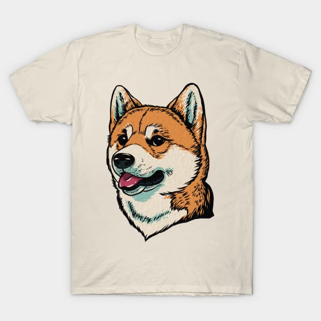 Akita Dog T-Shirt by gambar_corek